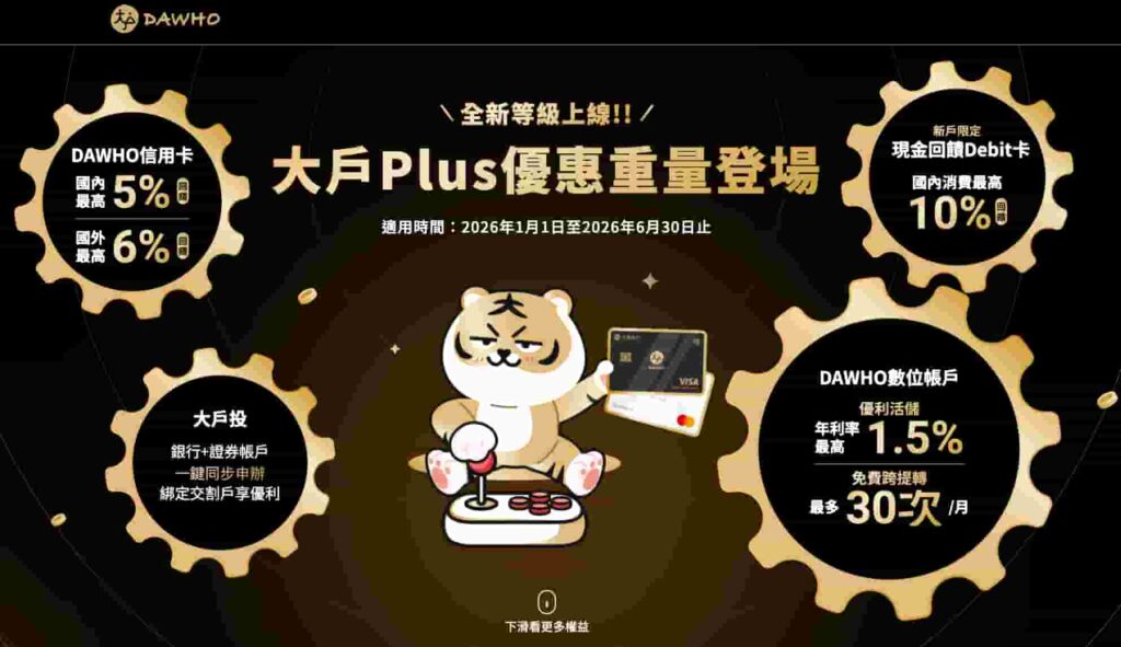 永豐DAWHO數位帳戶2026上半年利率